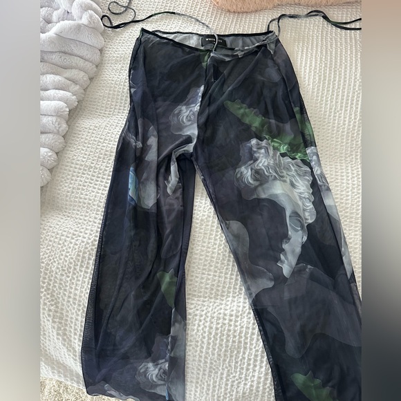 White fox see through pants - Picture 2 of 3